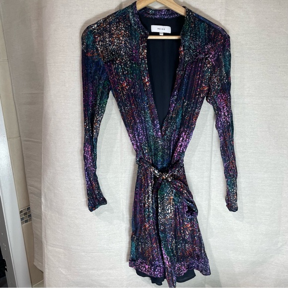 Reiss Multicolor Long Sleeve Dress - Picture 3 of 10